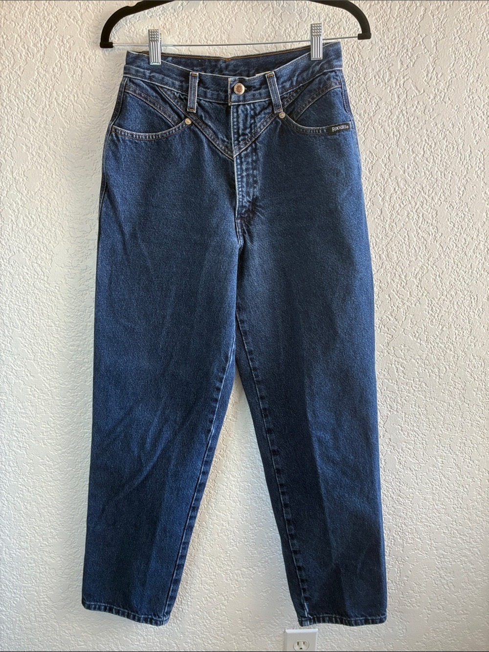 Rocky Mountain Bareback Jeans High Rise Tapered V-Pleats VINTAGE 25